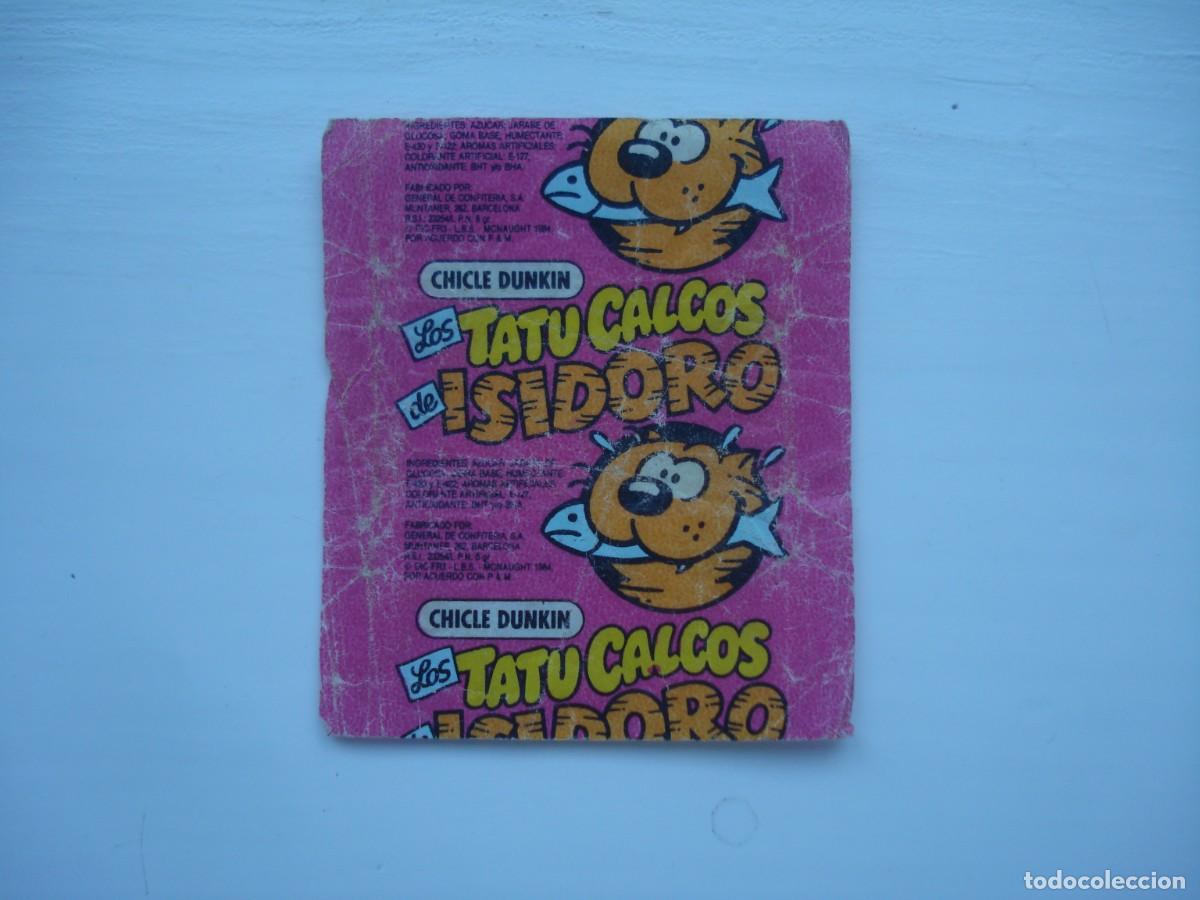 Coleccionismo cromos antiguos: ISIDORO DUNKIN ENVOLTORIO CROMOS CHICLES! WRAPPER KAUGUMMI BILDER BUBBLE GUM!