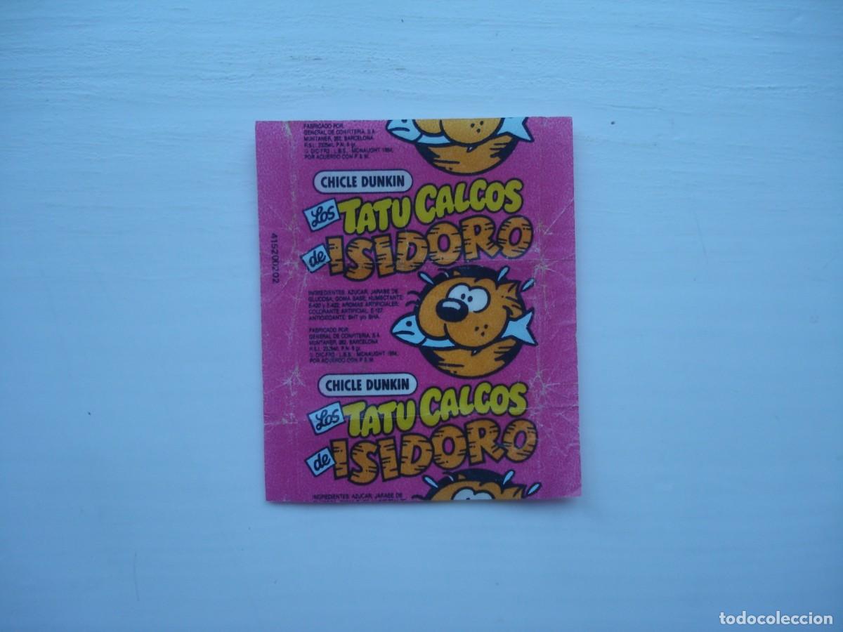 Coleccionismo cromos antiguos: ISIDORO DUNKIN ENVOLTORIO CROMOS CHICLES! WRAPPER KAUGUMMI BILDER BUBBLE GUM!