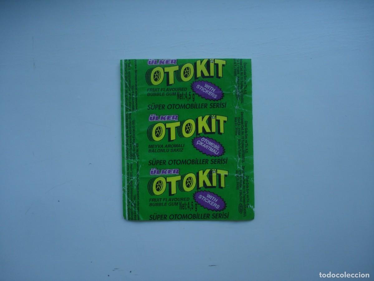 Coleccionismo cromos antiguos: OTOKIT AUTO ENVOLTORIO CROMOS CHICLES! WRAPPER CAR KAUGUMMI BILDER BUBBLE GUM!