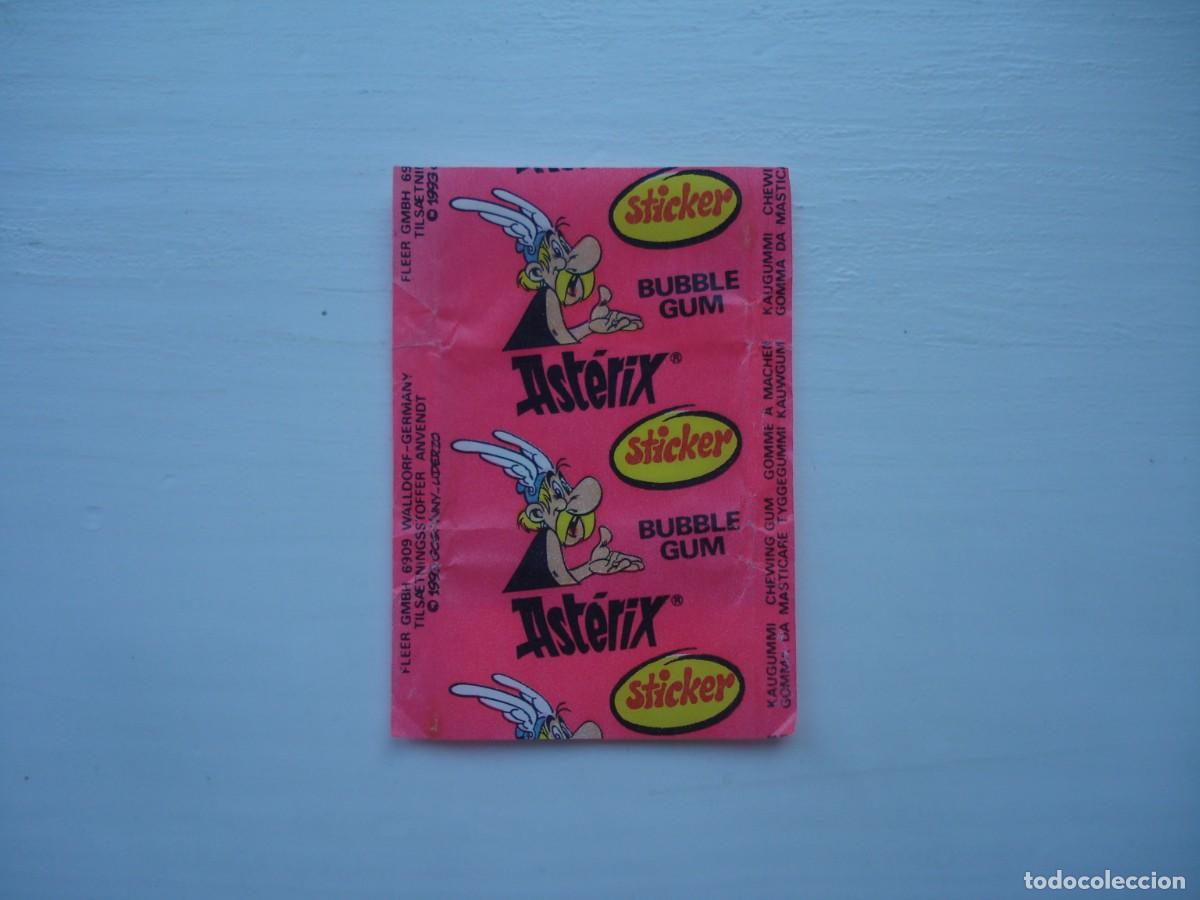 Coleccionismo cromos antiguos: ASTERIX ENVOLTORIO CROMOS CHICLES! WRAPPER KAUGUMMI BILDER BUBBLE GUM!