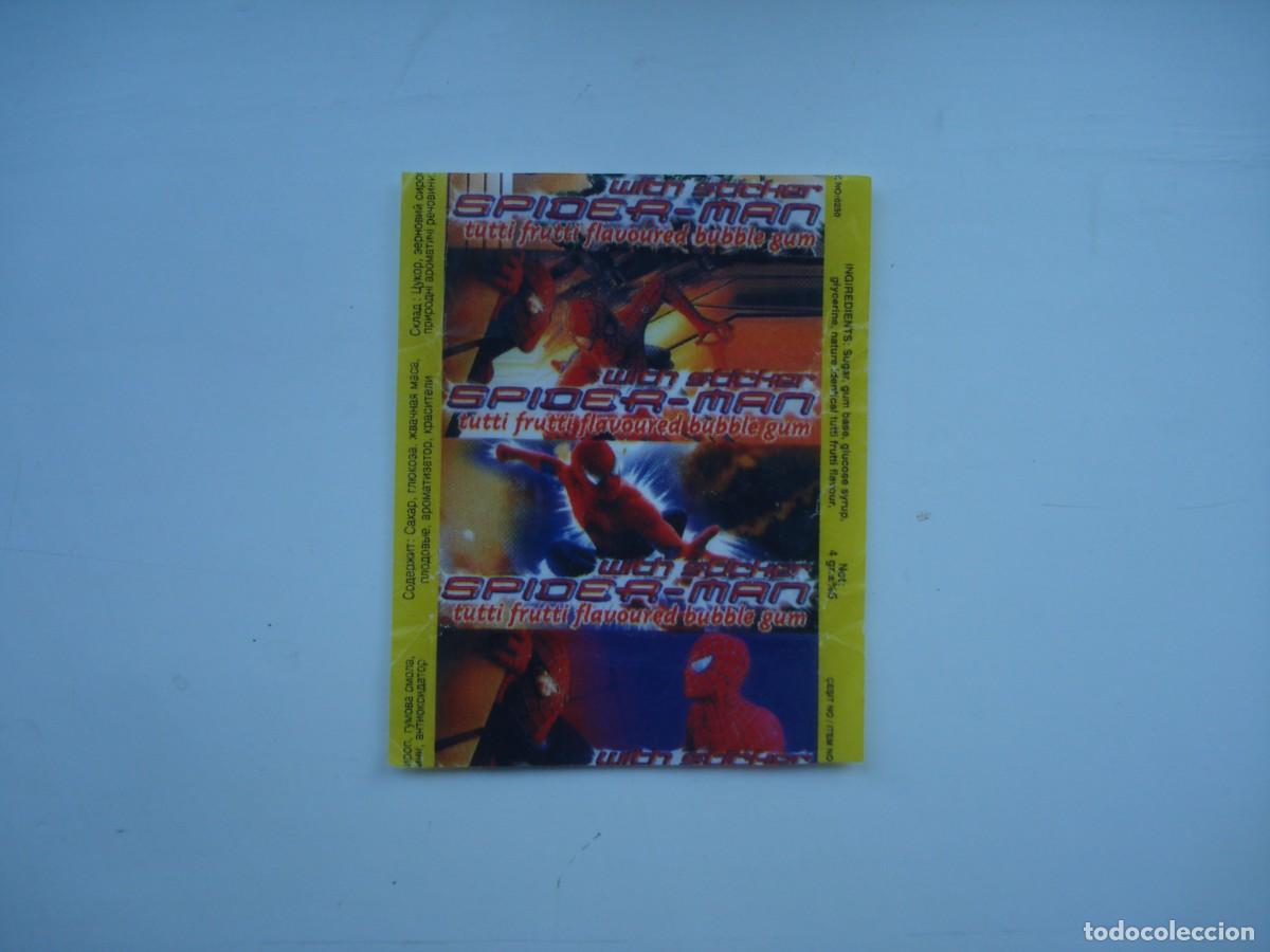 Coleccionismo cromos antiguos: SPIDERMAN ENVOLTORIO CROMOS CHICLES! WRAPPER KAUGUMMI BILDER BUBBLE GUM!