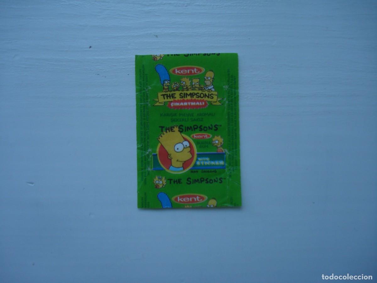 Coleccionismo cromos antiguos: SIMPSONS KENT ENVOLTORIO CROMOS CHICLES! WRAPPER KAUGUMMI BILDER BUBBLE GUM!