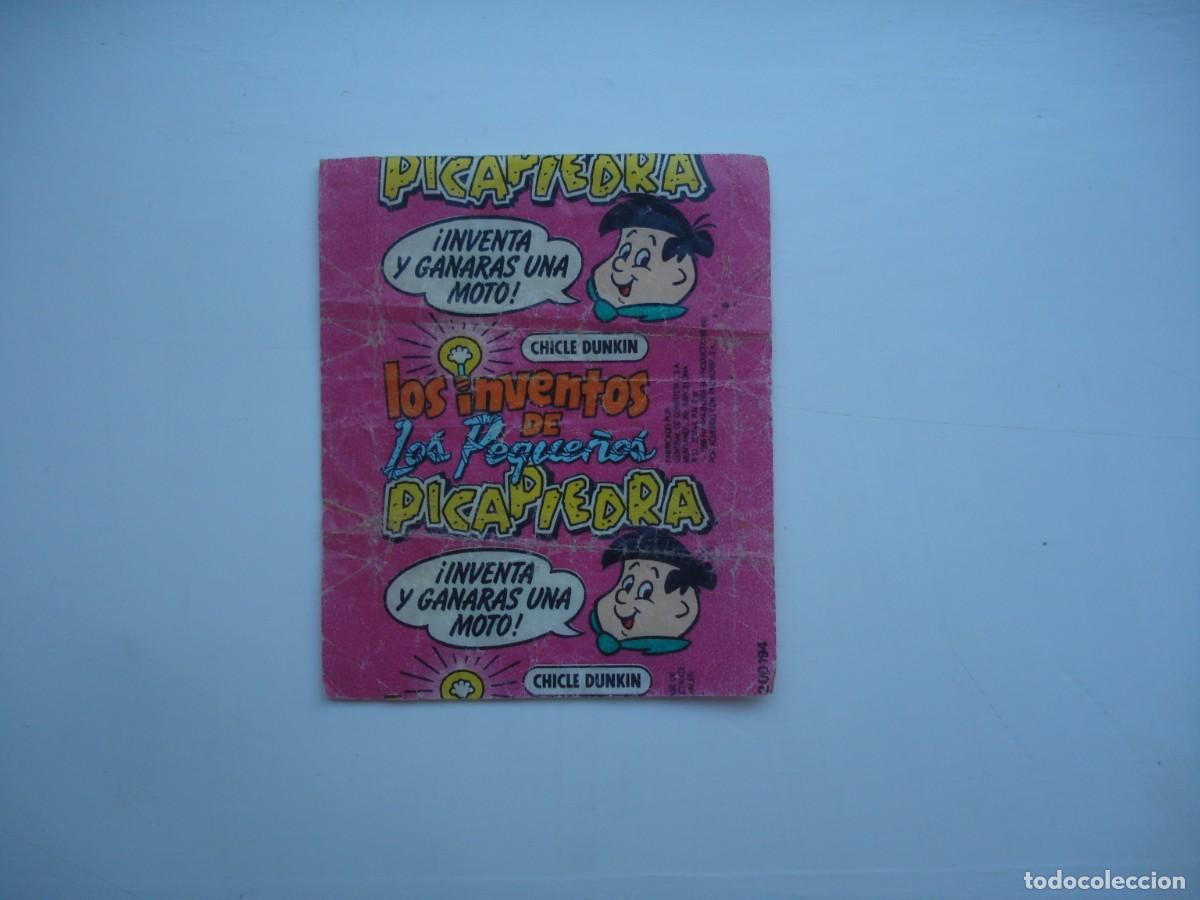 Coleccionismo cromos antiguos: PICAPIEDRA DUNKIN ENVOLTORIO CROMOS CHICLES! WRAPPER KAUGUMMI BILDER BUBBLE GUM!