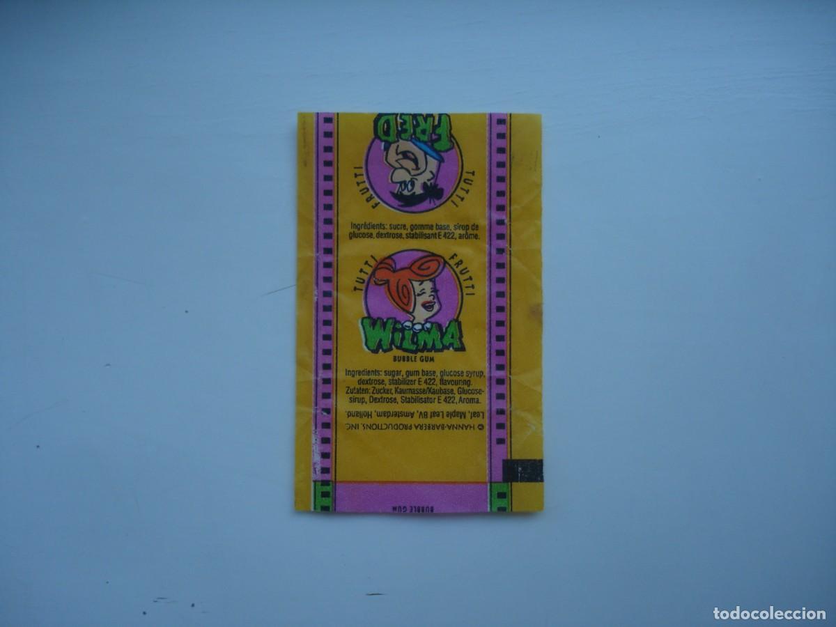 Coleccionismo cromos antiguos: WILMA FLINTSTONES ENVOLTORIO CROMOS CHICLES! WRAPPER KAUGUMMI BILDER BUBBLE GUM!