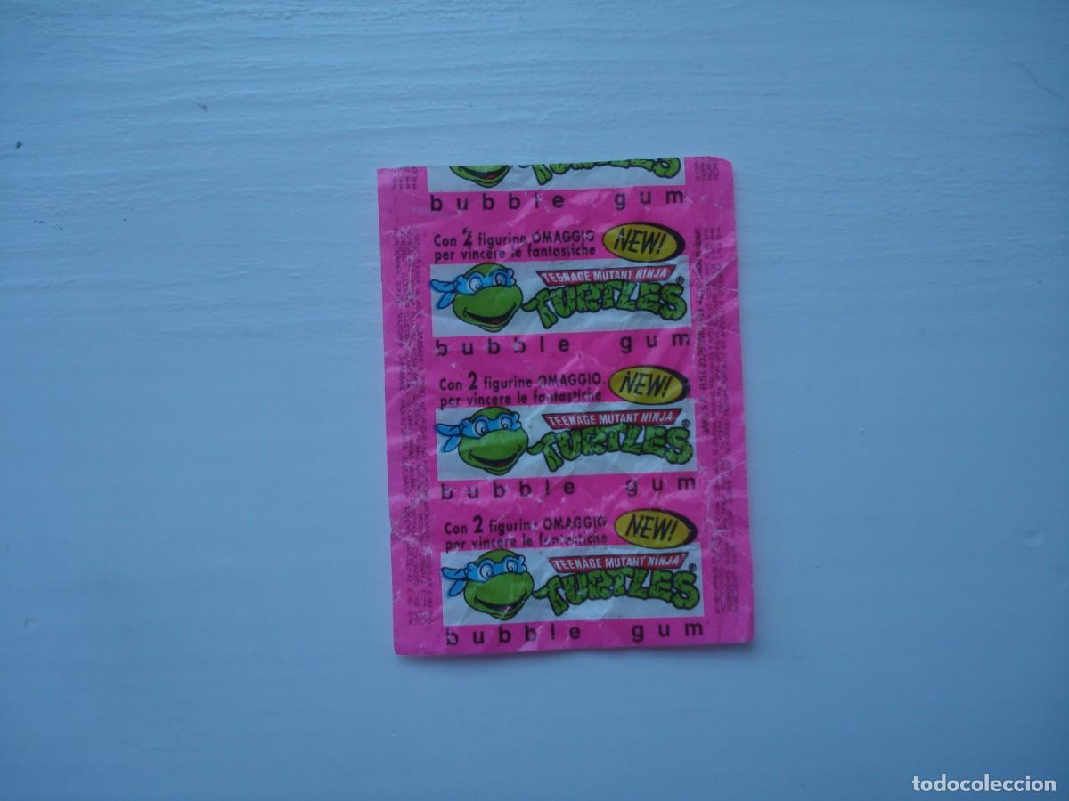 Coleccionismo cromos antiguos: TURTLES TORTUGAS JAKE ENVOLTORIO CROMOS CHICLES! WRAPPER KAUGUMMI BILDER BUBBLE GUM!