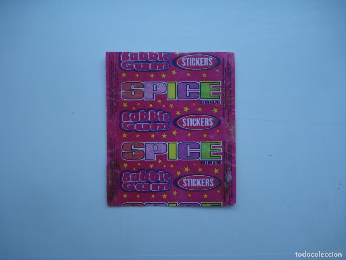 Coleccionismo cromos antiguos: SPICE GIRLS ENVOLTORIO CROMOS CHICLES! WRAPPER KAUGUMMI BILDER BUBBLE GUM!