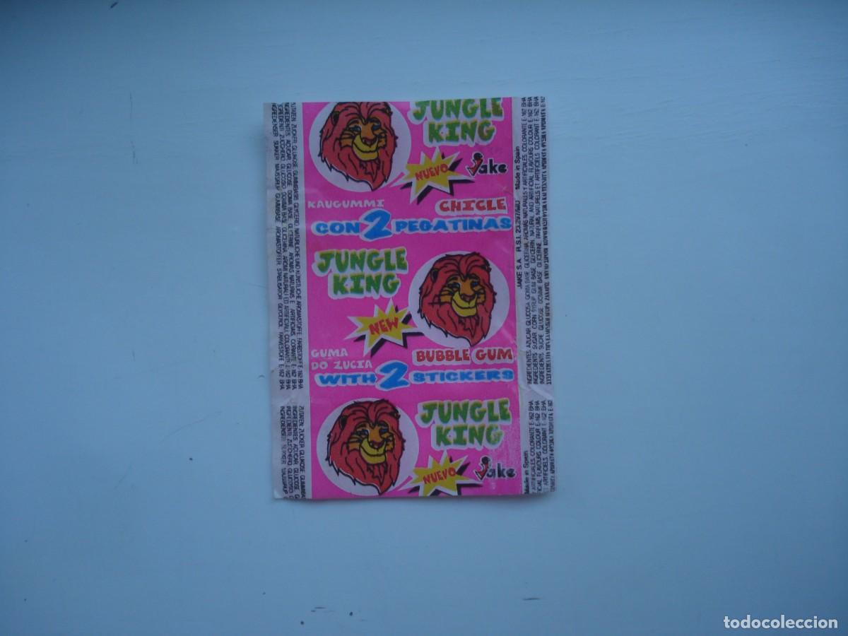 Coleccionismo cromos antiguos: JUNGLE KING JAKE ENVOLTORIO CROMOS CHICLES! WRAPPER KAUGUMMI BILDER BUBBLE GUM!
