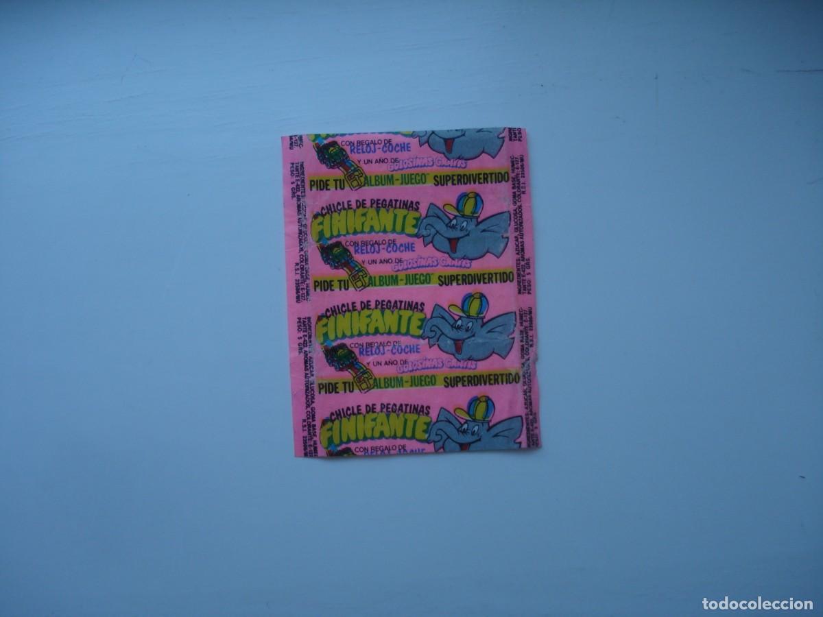Coleccionismo cromos antiguos: FINIFANTE ENVOLTORIO CROMOS CHICLES! WRAPPER KAUGUMMI BILDER BUBBLE GUM!