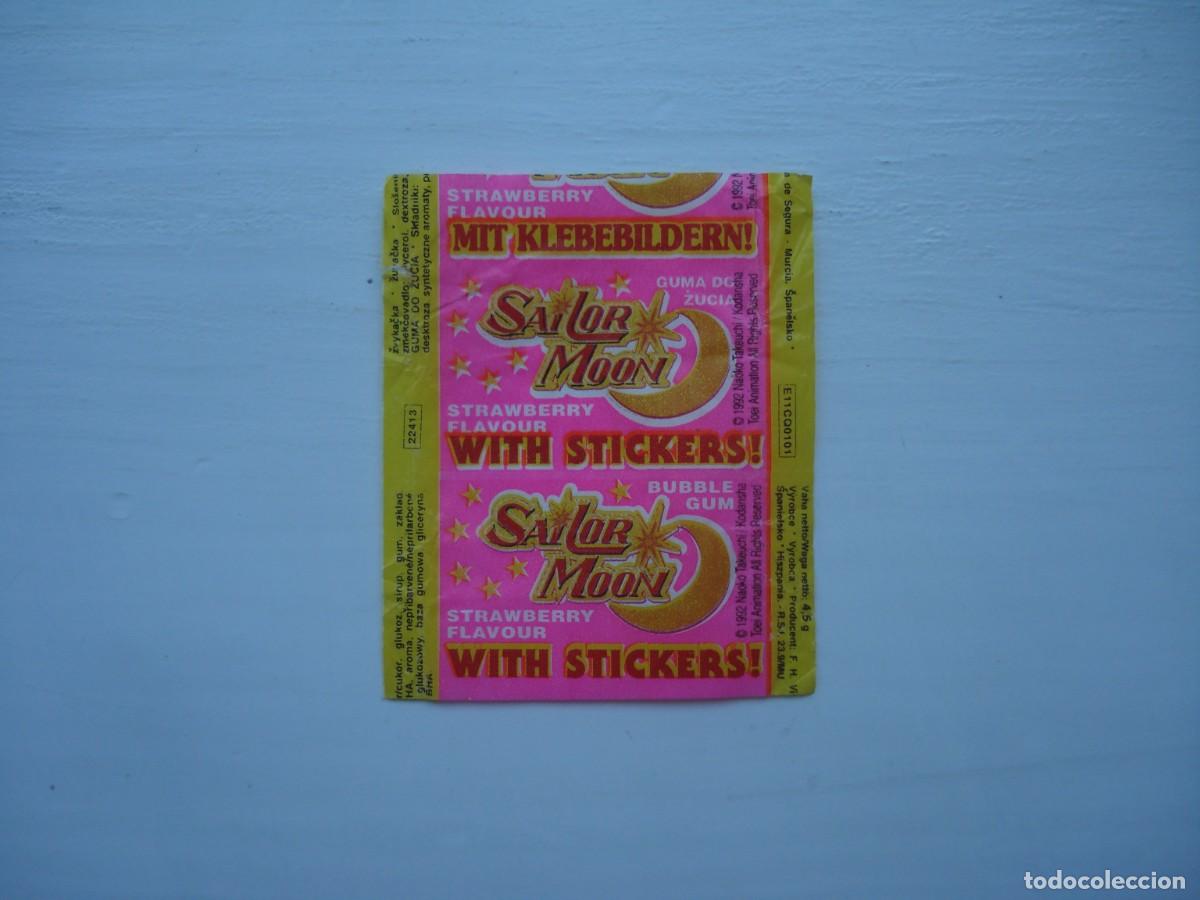 Coleccionismo cromos antiguos: SAILOR MOON VIDAL ENVOLTORIO CROMOS CHICLES! WRAPPER KAUGUMMI BILDER BUBBLE GUM!