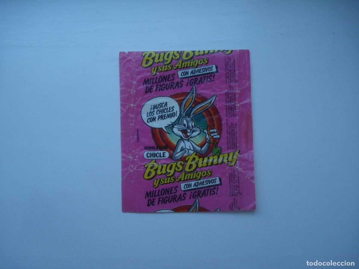 Coleccionismo cromos antiguos: BUGS BUNNY ENVOLTORIO CROMOS CHICLES! WRAPPER KAUGUMMI BILDER BUBBLE GUM!
