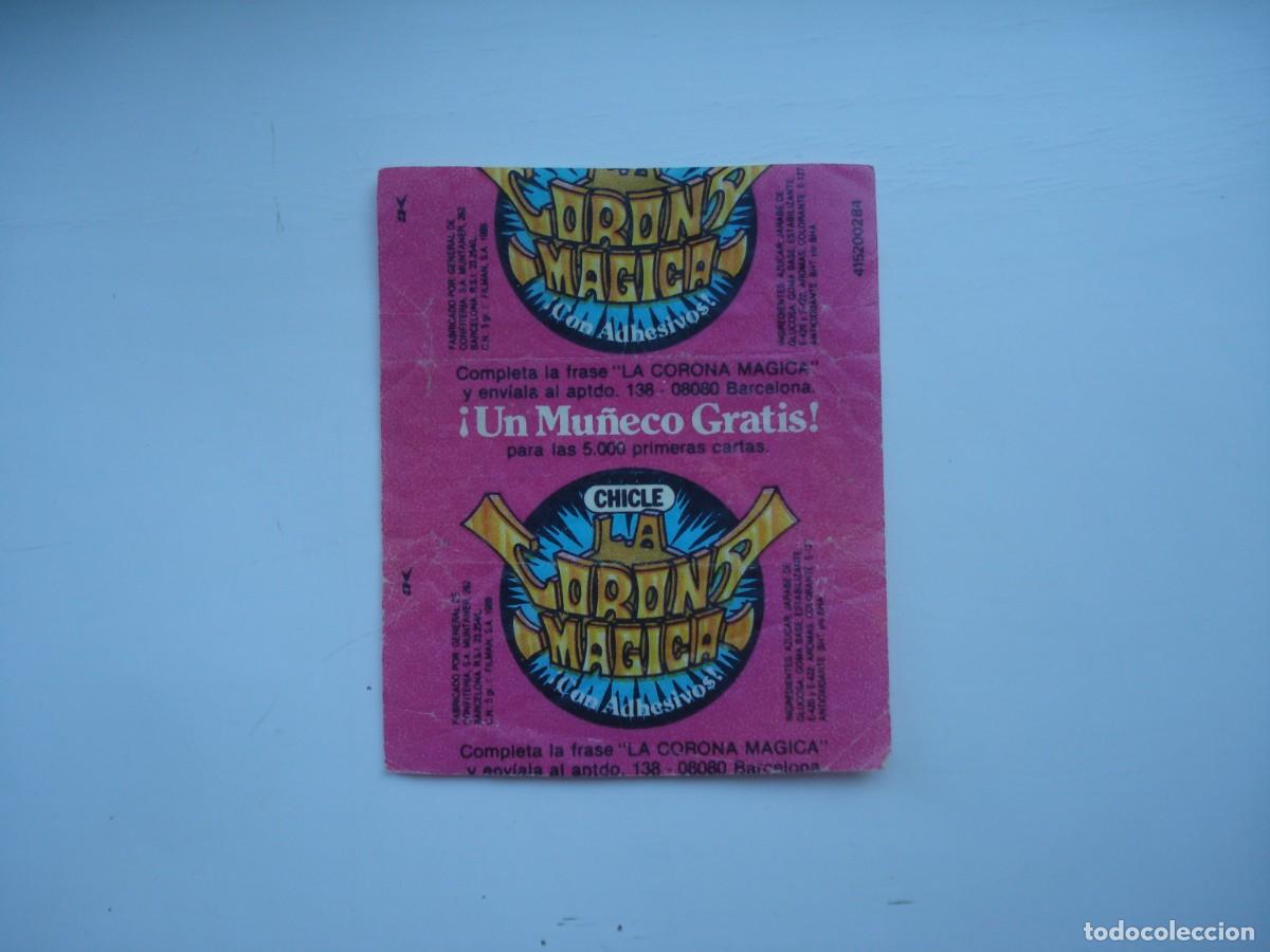 Coleccionismo cromos antiguos: CORONA MAGICA ENVOLTORIO CROMOS CHICLES! WRAPPER KAUGUMMI BILDER BUBBLE GUM!