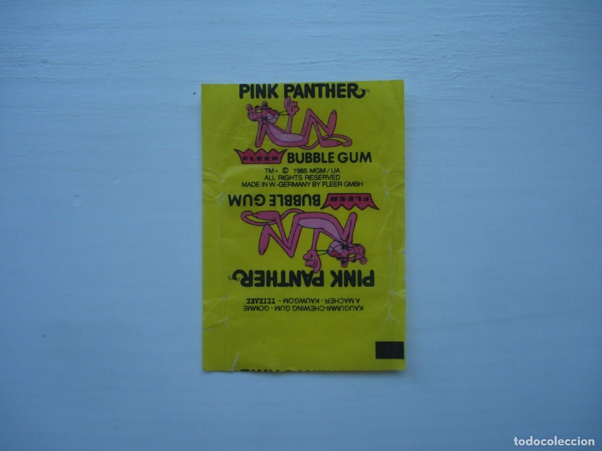 Coleccionismo cromos antiguos: PINK PANTHER FLEER ENVOLTORIO CROMOS CHICLES! WRAPPER KAUGUMMI BILDER BUBBLE GUM!