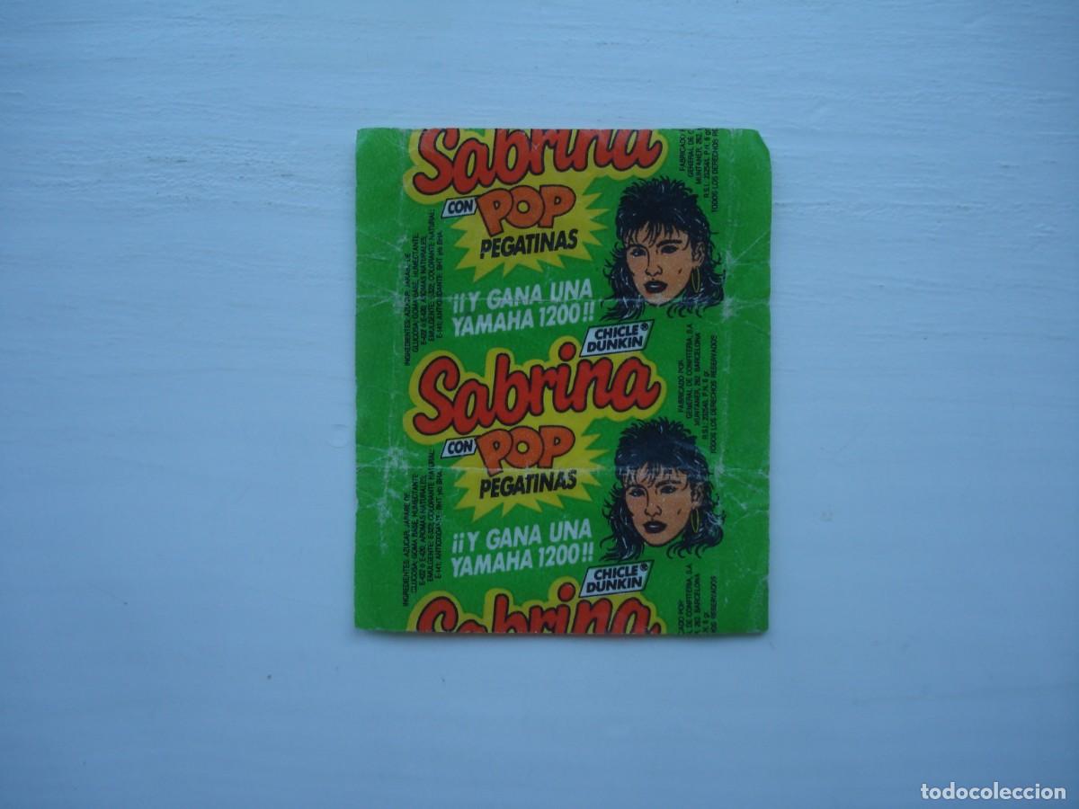 Coleccionismo cromos antiguos: SABRINA POP DUNKIN ENVOLTORIO CROMOS CHICLES! WRAPPER KAUGUMMI BILDER BUBBLE GUM!