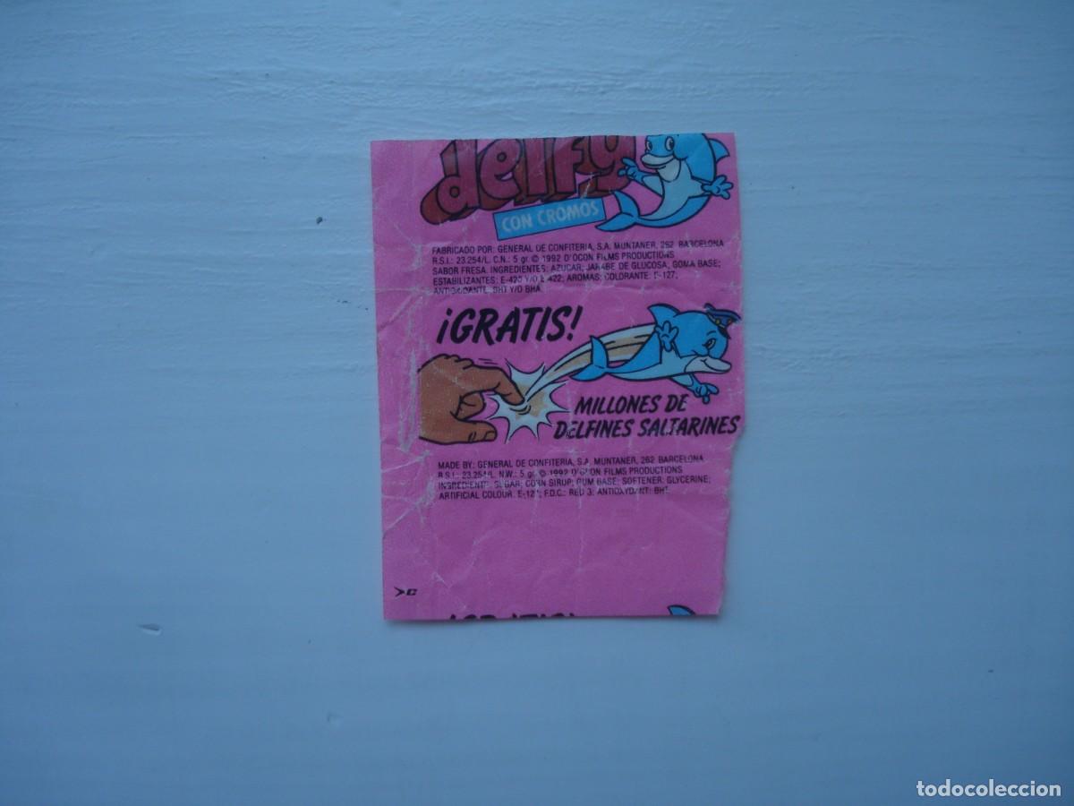 Coleccionismo cromos antiguos: DELFY ENVOLTORIO CROMOS CHICLES! WRAPPER KAUGUMMI BILDER BUBBLE GUM!