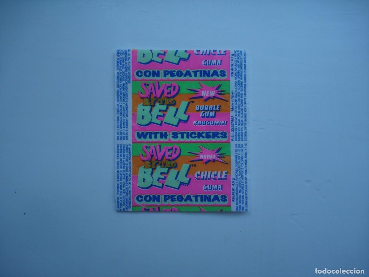 Coleccionismo cromos antiguos: SAVED BELL ENVOLTORIO CROMOS CHICLES! WRAPPER KAUGUMMI BILDER BUBBLE GUM!