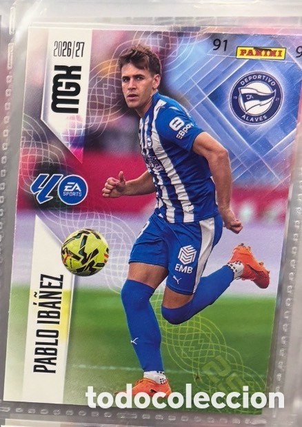 Coleccionismo cromos antiguos: 31 PABLO IB&Aacute;&Ntilde;EZ ALAV&Eacute;S Mgk megacracks 25 aniversario a&ntilde;o 2026 2027