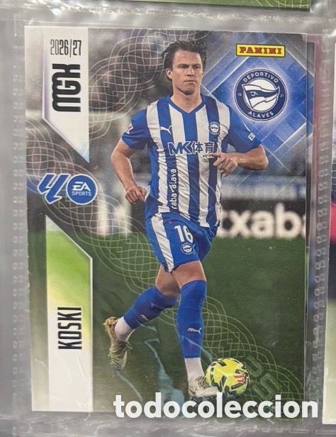 Coleccionismo cromos antiguos: 24 KOSKI ALAV&Eacute;S Mgk megacracks 25 aniversario a&ntilde;o 2026 2027