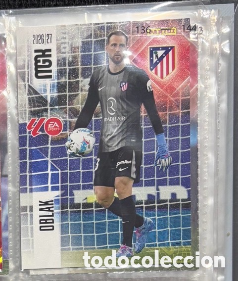 Coleccionismo cromos antiguos: 56 OBLAK ATLETICO MADRID Mgk megacracks 25 aniversario a&ntilde;o 2026 2027