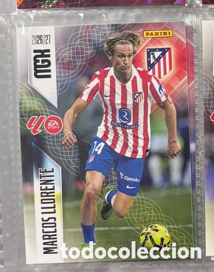 Coleccionismo cromos antiguos: 58 MARCOS LLORENTE ATLETICO MADRID Mgk megacracks 25 aniversario a&ntilde;o 2026 2027