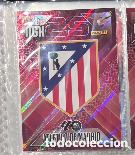 Coleccionismo cromos antiguos: 55 ESCUDO ATL&Eacute;TICO MADRID ATLETICO MADRID Mgk megacracks 25 aniversario a&ntilde;o 2026 2027