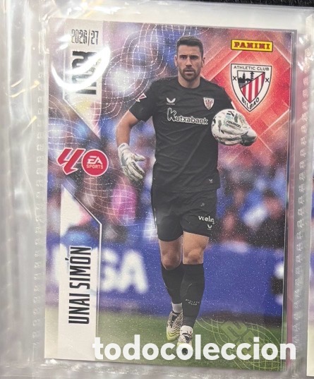 Coleccionismo cromos antiguos: 38 UNAI SIM&Oacute;N ATHLETIC CLUB Mgk megacracks 25 aniversario a&ntilde;o 2026 2027