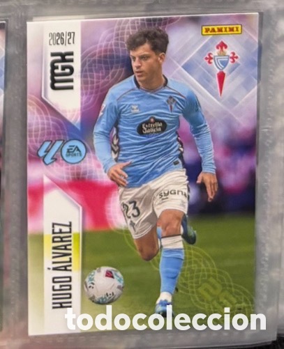 Coleccionismo cromos antiguos: 120 HUGO &Aacute;LVAREZ CELTA DE VIGO Mgk megacracks 25 aniversario a&ntilde;o 2026 2027