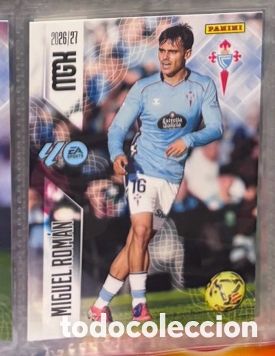 Coleccionismo cromos antiguos: 119 MIGUEL ROM&Aacute;N CELTA DE VIGO Mgk megacracks 25 aniversario a&ntilde;o 2026 2027