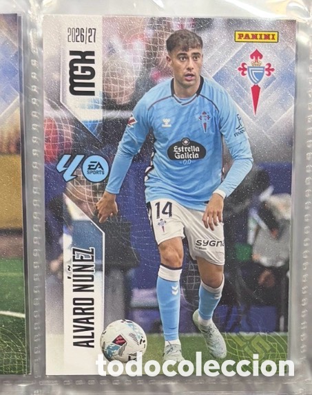 Coleccionismo cromos antiguos: 113 &Aacute;LVARO N&Uacute;&Ntilde;EZ CELTA DE VIGO Mgk megacracks 25 aniversario a&ntilde;o 2026 2027