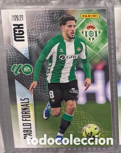 Coleccionismo cromos antiguos: 102 PABLO FORNALS BETIS Mgk megacracks 25 aniversario a&ntilde;o 2026 2027