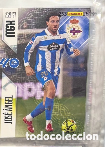 Coleccionismo cromos antiguos: 139 JOS&Eacute; &Aacute;NGEL RD DEPORTIVO DE LA CORU&Ntilde;A Mgk megacracks 25 aniversario a&ntilde;o 2026 2027