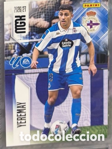 Coleccionismo cromos antiguos: 142 YEREMAY RD DEPORTIVO DE LA CORU&Ntilde;A Mgk megacracks 25 aniversario a&ntilde;o 2026 2027