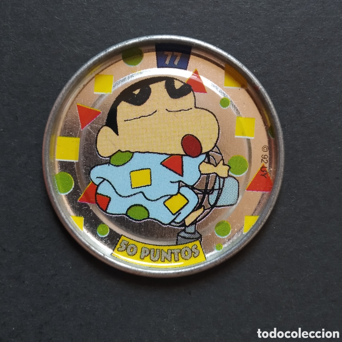 Coleccionismo cromos antiguos: METAL RAPPERS / TAZO - N&ordm; 077 - SHIN CHAN - A&Ntilde;O 1997 - BOLLYCAO