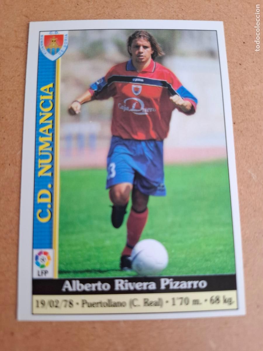 Collezionismo Figurine antiche: MUNDICROMO 1999 2000 99 00 - 506 RIVERA ( CORREGIDO ) - CD. NUMANCIA