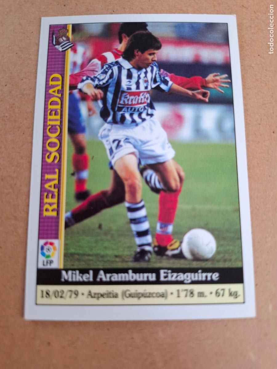 Collezionismo Figurine antiche: MUNDICROMO 1999 2000 99 00 - 507 ARAMBURU - REAL SOCIEDAD
