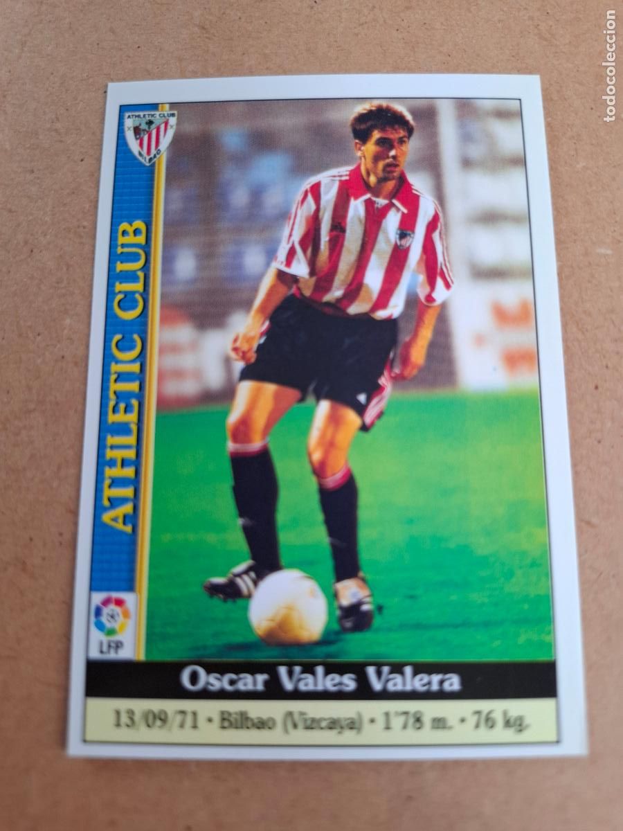 Coleccionismo cromos antiguos: MUNDICROMO 1999 2000 99 00 - 510 OSCAR VALES - ATHLETIC CLUB