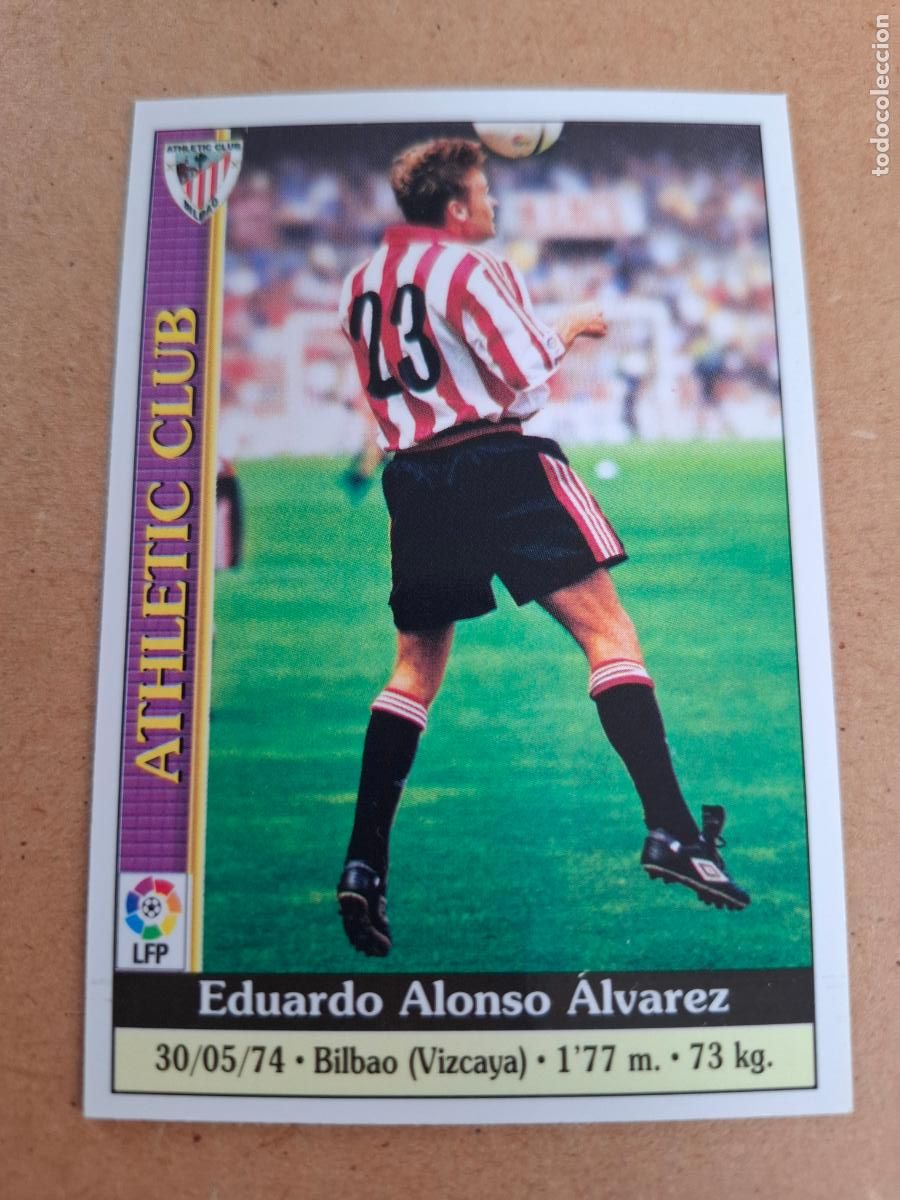Coleccionismo cromos antiguos: MUNDICROMO 1999 2000 99 00 - 511 EDU ALONSO - ATHLETIC CLUB