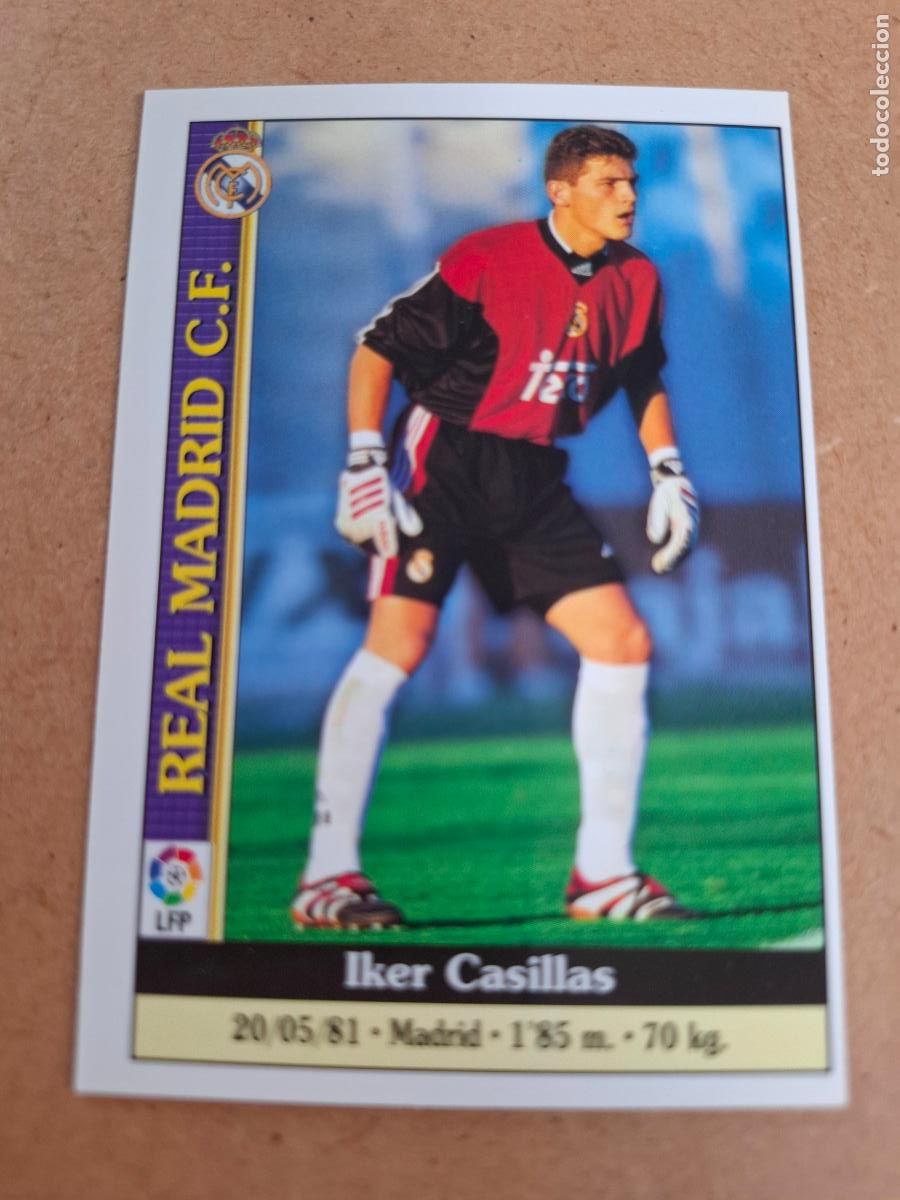 Coleccionismo cromos antiguos: MUNDICROMO 1999 2000 99 00 - 512 IKER CASILLAS ( ROOKIE ) - REAL MADRID