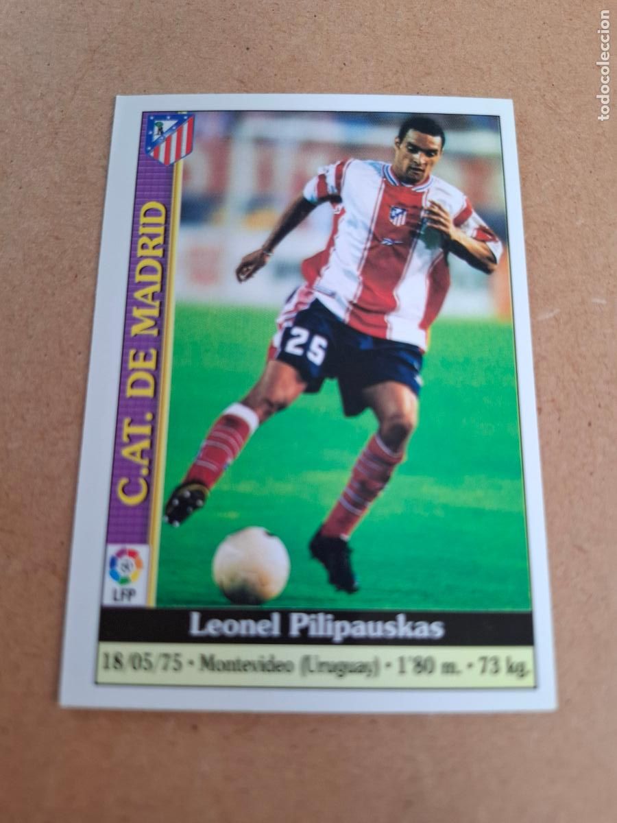 Coleccionismo cromos antiguos: MUNDICROMO 1999 2000 99 00 - 515 PILIPAUSKAS - AT. MADRID