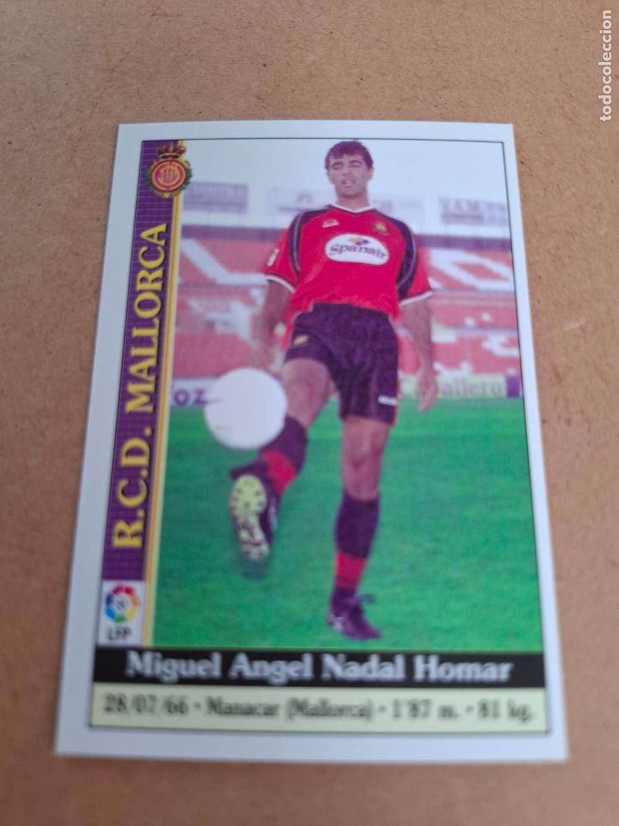 Coleccionismo cromos antiguos: MUNDICROMO 1999 2000 99 00 - 520 NADAL - RCD. MALLORCA