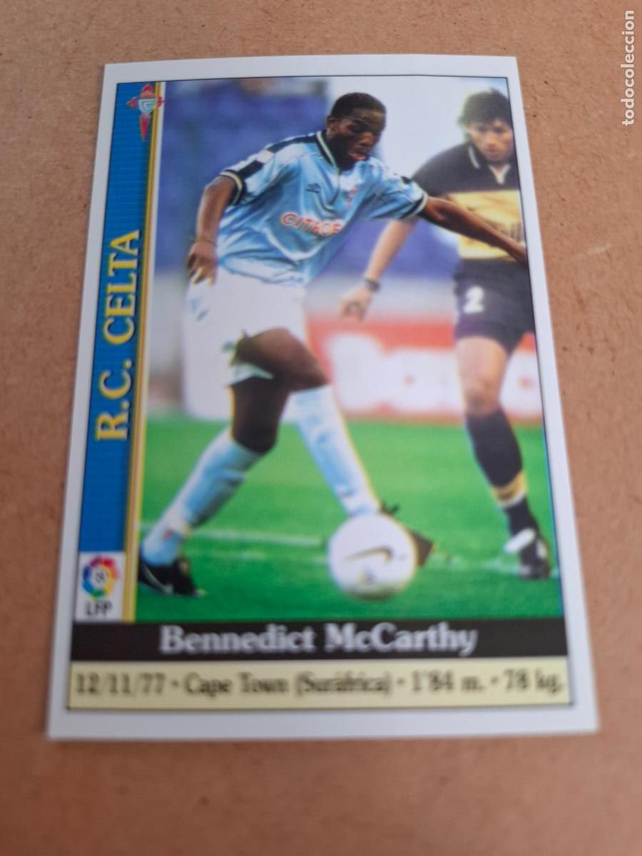 Coleccionismo cromos antiguos: MUNDICROMO 1999 2000 99 00 - 527 MCCARTHY - R.C. CELTA