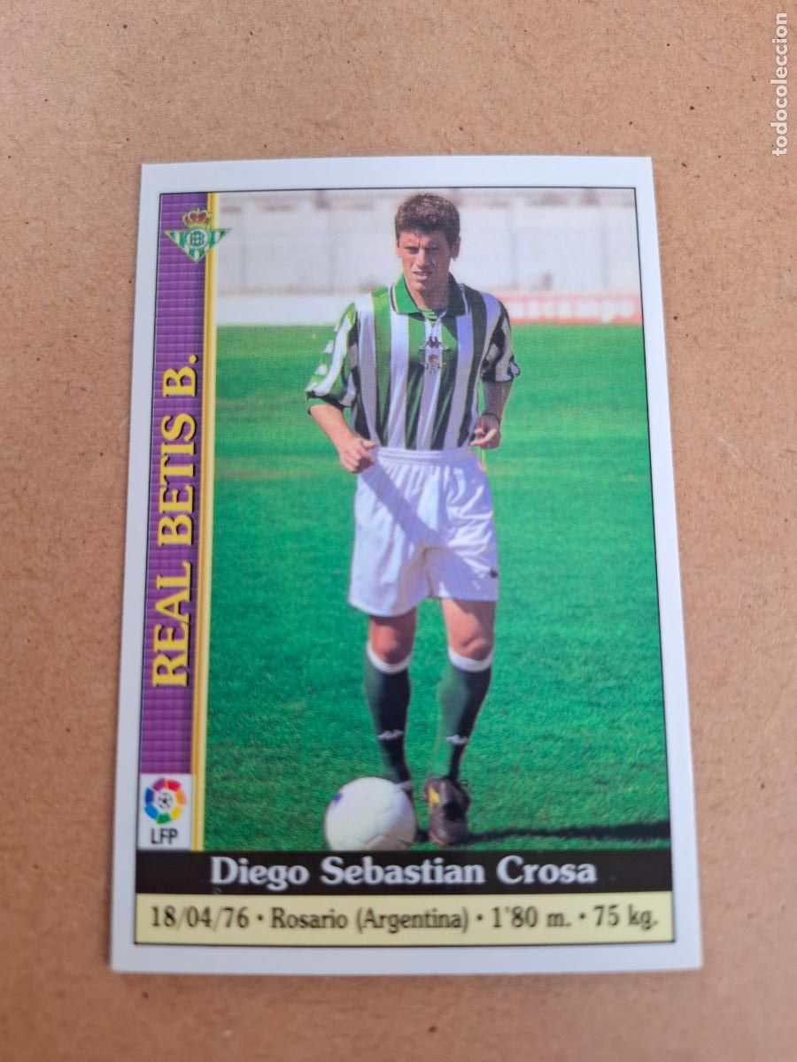 Coleccionismo cromos antiguos: MUNDICROMO 1999 2000 99 00 - 529 CROSA - REAL BETIS