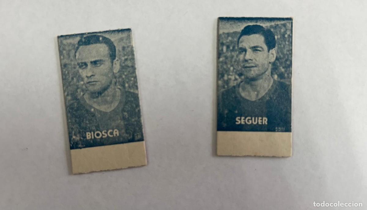 Coleccionismo cromos antiguos: Lote 2 Cromos Seguer y Biosca Calzados Garcera 1948 49