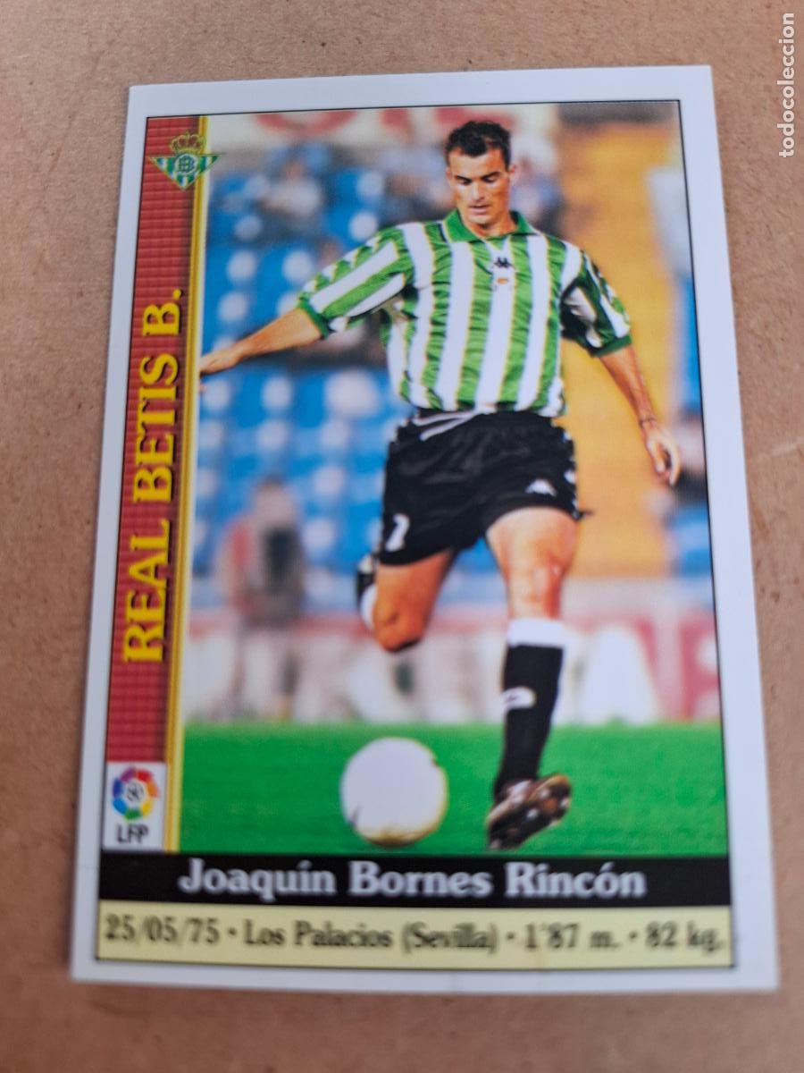 Coleccionismo cromos antiguos: MUNDICROMO 1999 2000 99 00 - 531 BORNES - REAL BETIS