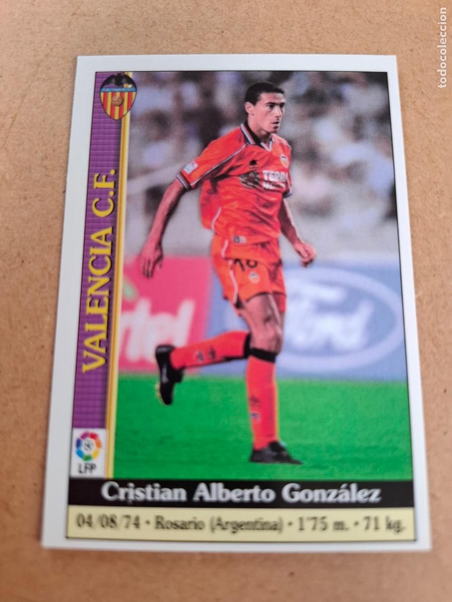 Coleccionismo cromos antiguos: MUNDICROMO 1999 2000 99 00 - 532 KILY GONZ&Aacute;LEZ - VALENCIA CF