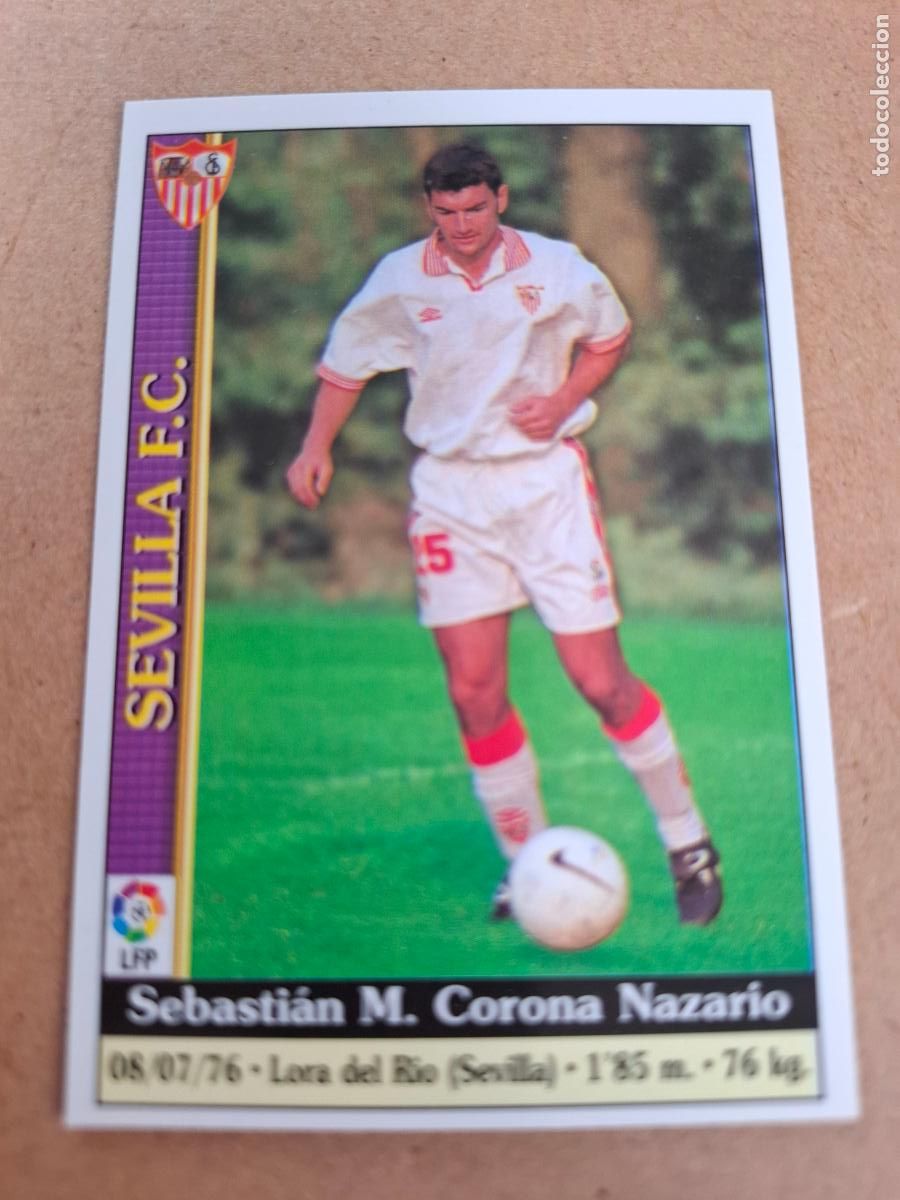 Coleccionismo cromos antiguos: MUNDICROMO 1999 2000 99 00 - 533 CORONA - SEVILLA FC