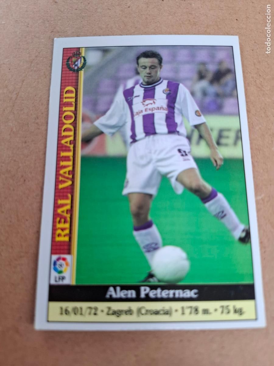 Coleccionismo cromos antiguos: MUNDICROMO 1999 2000 99 00 - 542 PETERNAC - REAL VALLADOLID