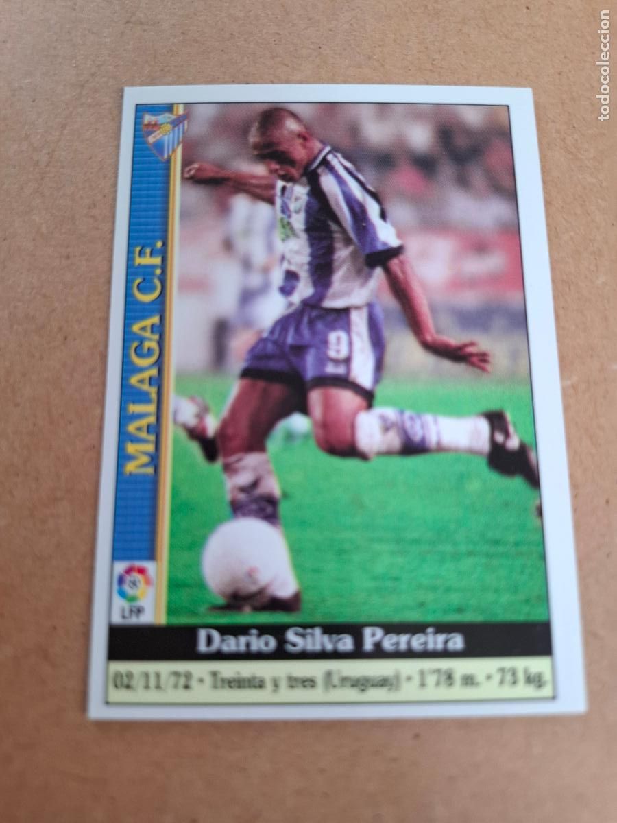 Coleccionismo cromos antiguos: MUNDICROMO 1999 2000 99 00 - 547 DARIO SILVA - M&Aacute;LAGA CF