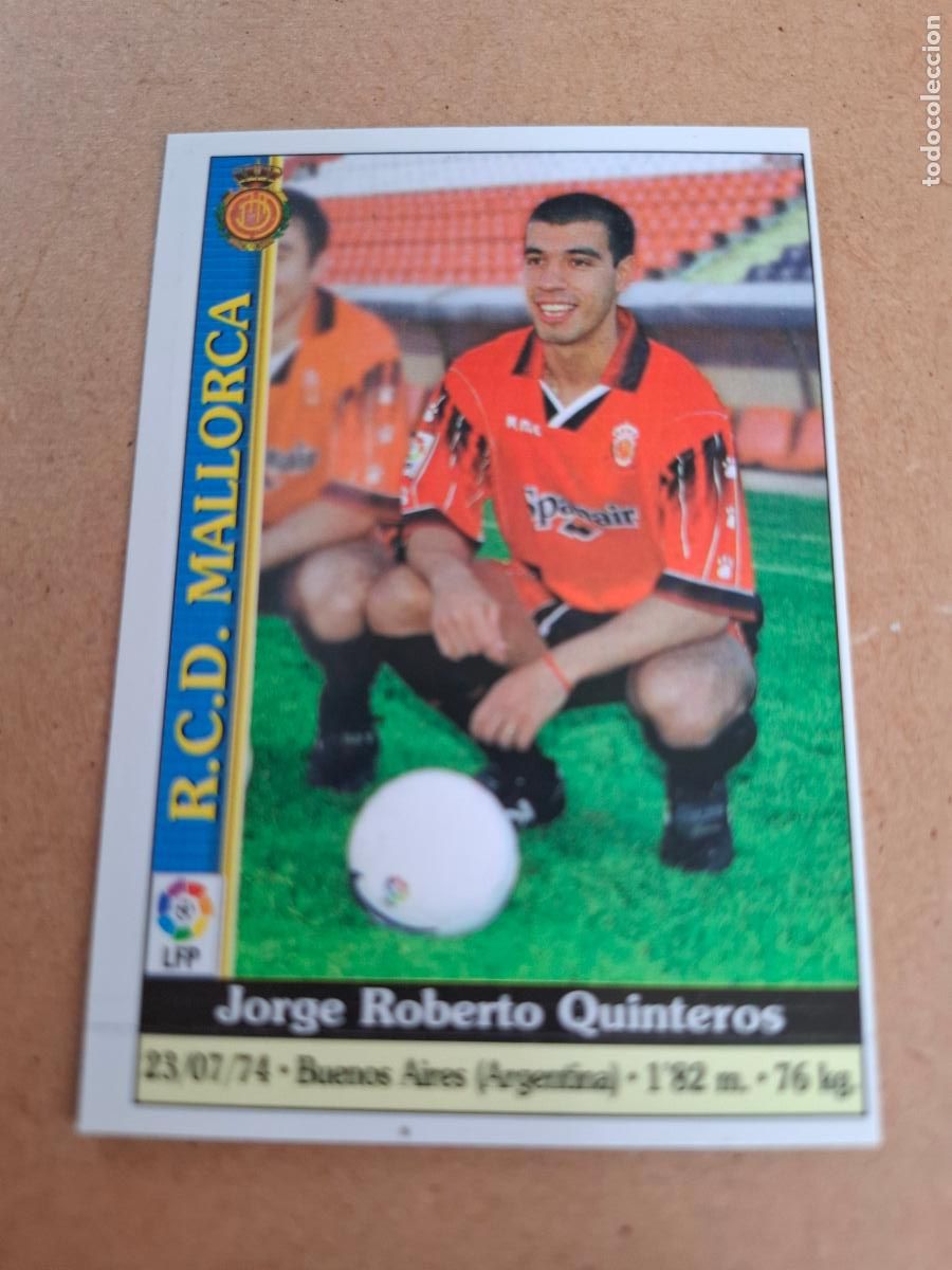 Coleccionismo cromos antiguos: MUNDICROMO 1999 2000 99 00 - 551 QUINTEROS - RCD. MALLORCA