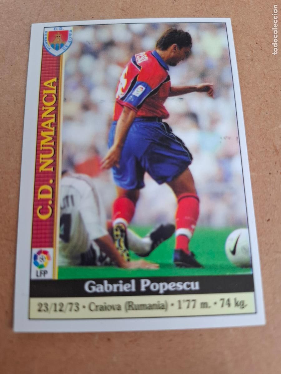 Coleccionismo cromos antiguos: MUNDICROMO 1999 2000 99 00 - 562 POPESCU - CD. NUMANCIA