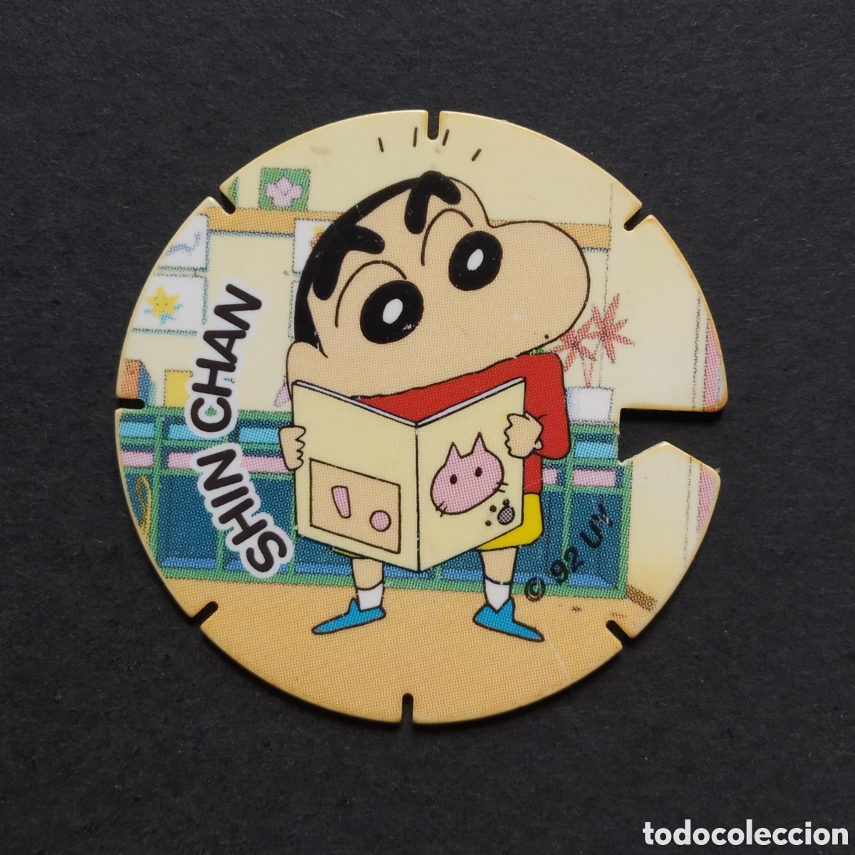 Collectable Antique Stickers: CAPS / TAZO - N&ordm; 057 - SHIN CHAN / SHINCHAN - GREFUSA - A&Ntilde;O 2000